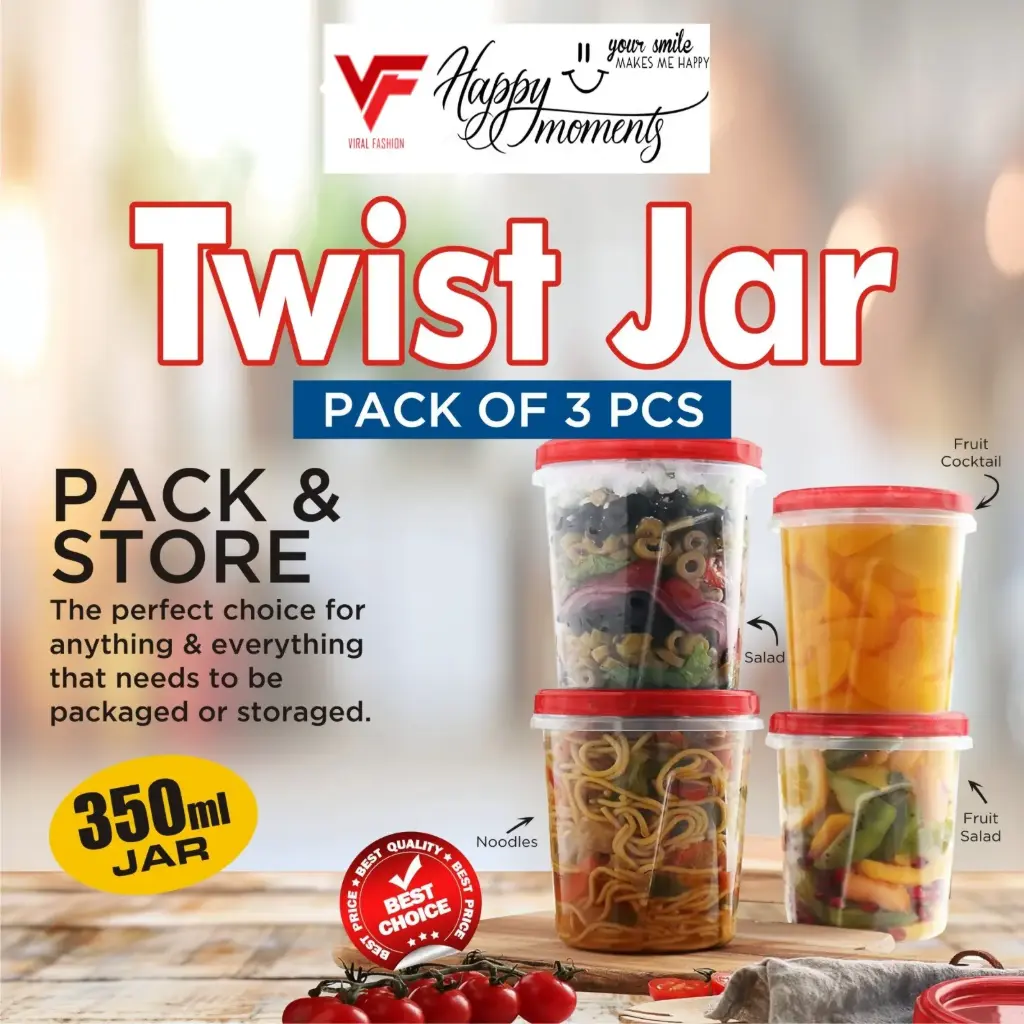 Twist Storage Jars